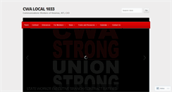 Desktop Screenshot of cwalocal1033.com